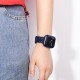 Watchband Hoco WA09 Flexible Rhombus Hollow 38/40/41mm για Apple Watch 1/2/3/4/5/6/7/8/SE Dark Blue Silicon Band