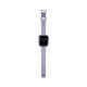 Watchband Hoco WA09 Flexible Rhombus Hollow 42/44/45/49mm για Apple Watch 1/2/3/4/5/6/7/8/SE/Ultra Lavender Grey Silicon Band