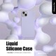 Θήκη Goospery Silicone για Apple iPhone 14 Plus Lavender Grey