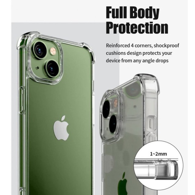 Θήκη Goospery Super Protect για Apple iPhone 14 Plus Διάφανη