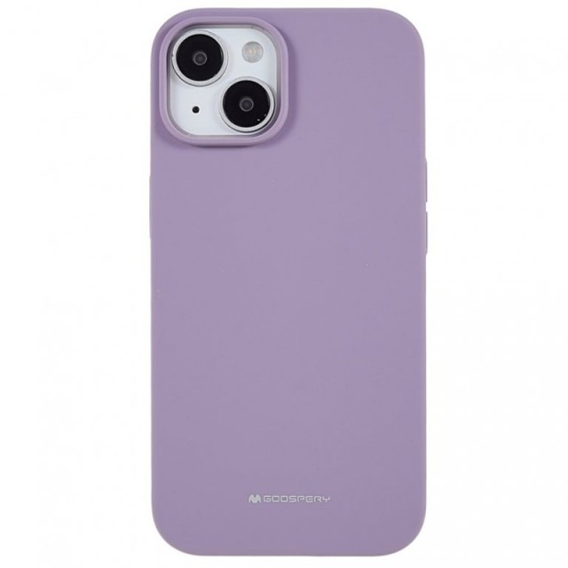 Θήκη Goospery Silicone για Apple iPhone 14 Plus Μωβ