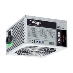 Τροφοδοτικό ATX 700W Akyga AK-B1-700 P4+4 2x PCI-E 6+2 pin 5x SATA 2x Molex PPFC FAN 12cm