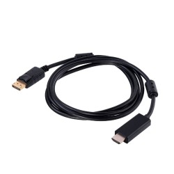 Καλώδιο σύνδεσης Akyga AK-AV-05 HDMI DisplayPort Μαύρο 1.8m