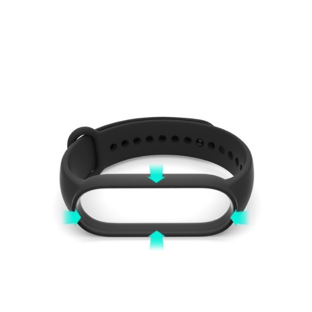 Ανταλλακτικό Band Ancus Wear για το Mi Smart Band 7 Μαύρο