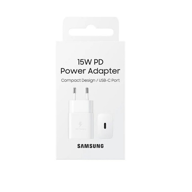 Φορτιστής Ταξιδίου Samsung Fast Charging EP-T1510NWEGEU 15W Λευκός