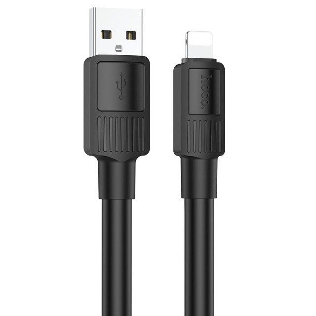 Καλώδιο σύνδεσης Hoco X84 Solid USB σε Lightning 2.4A 1m Μαύρο Υψηλής Αντοχής