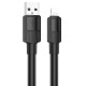 Καλώδιο σύνδεσης Hoco X84 Solid USB σε Lightning 2.4A 1m Μαύρο Υψηλής Αντοχής