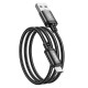 Καλώδιο σύνδεσης Hoco X89 Wind USB σε Micro USB 2.4A 1m Μαύρο Braided