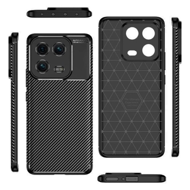 Θήκη Ancus AutoFocus Carbon Fiber για Xiaomi 13 Pro Μαύρη