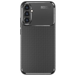 Θήκη Ancus AutoFocus Carbon Fiber για Samsung A14 A146B A145F Μαύρη