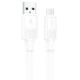 Καλώδιο σύνδεσης Hoco X84 Solid USB σε Micro USB 2.4A Λευκό 1m Υψηλής Αντοχής