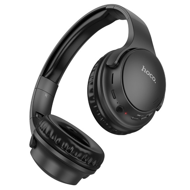 Wireless Ακουστικά Stereo Hoco W40 Mighty V5.3 200mAh με υποδοχή Micro SD, AUX Μαύρα Wireless Ακουστικά Stereo Hoco W40 Mighty V5.3 200mAh με υποδοχή Micro SD, AUX Μαύρα