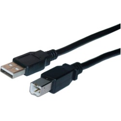 Καλώδιο Σύνδεσης Jasper USB 2.0 USB-A Αρσενικό σε USB-B Αρσενικό 1,5m Μαύρο