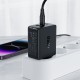 Φορτιστής Ταξιδίου Acefast A41 Fast Charging 2xUSB-C PD3.0 QC4.0 USB-A PD65W GaN Μαύρος