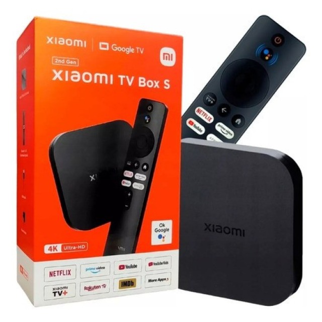 Xiaomi TV Box Mi Box S 2nd Gen 4K UHD με WiFi USB 2.0 2GB RAM και 8GB ROM με Google TV MDZ-28-AA PFJ4151EU Xiaomi TV Box Mi Box S 2nd Gen 4K UHD με WiFi USB 2.0 2GB RAM και 8GB ROM με Google TV MDZ-28-AA PFJ4151EU