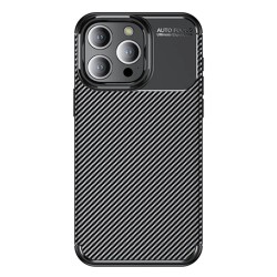 Θήκη Ancus AutoFocus Carbon Fiber για Apple iPhone 15 Pro Μαύρη