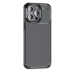 Θήκη Ancus AutoFocus Carbon Fiber για Apple iPhone 15 Pro Μαύρη