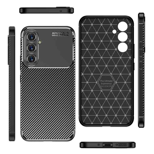 Θήκη Ancus AutoFocus Carbon Fiber για Samsung SM-M546 Galaxy M54 Μαύρο