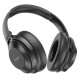 Wireless Ακουστικά Stereo Hoco W37 Sound V5.3 500mAh AUX Active Noise Cancellation Μαύρα