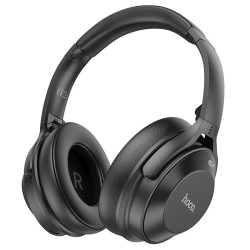 Wireless Ακουστικά Stereo Hoco W37 Sound V5.3 500mAh AUX Active Noise Cancellation Μαύρα