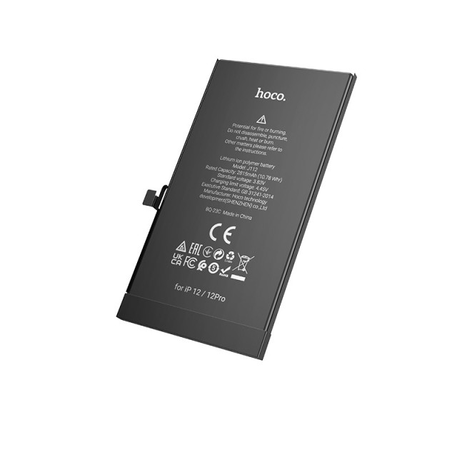 Μπαταρία Hoco Zero Cycle Συμβατή με Apple iPhone 12 / iPhone 12 Pro 2815mAh Χωρίς Installation Warning