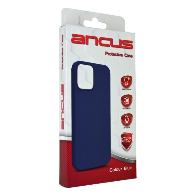 Θήκη Ancus Silicon Liquid για Apple  iPhone 15 Pro Σκούρο Μπλέ