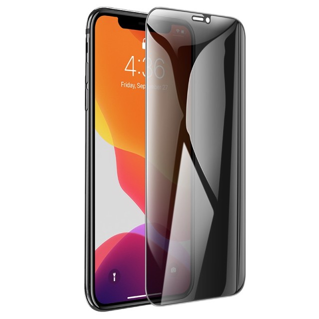 Tempered Glass Hoco A34 Plus 9D Large Arc Dustproof Anti-spy 0.4mm για Apple iPhone XS Max / iPhone 11 Pro Max