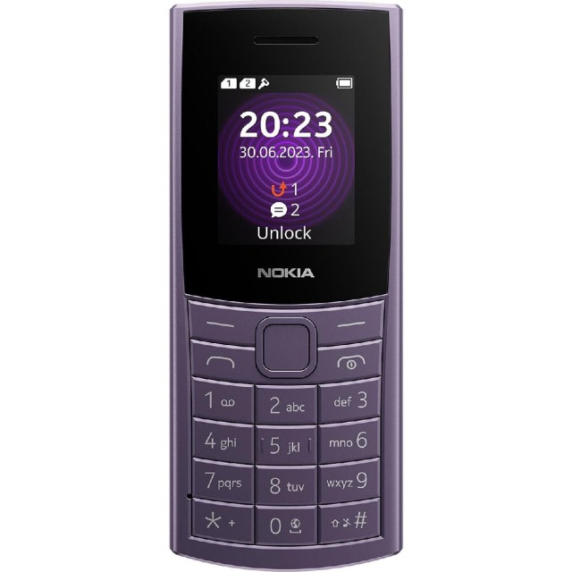 Nokia 110 4G (2023) Dual Sim 1.8" Arctic Purple GR