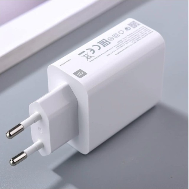 Φορτιστής Ταξιδίου Xiaomi Charging Combo 33W με Καλώδιο USB-C Λευκός