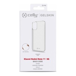 Θήκη TPU Celly Soft Rubber για Xiaomi Redmi Note 11 5G Διάφανο