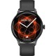 Smartwatch Maxcom FW48 Vanad Satin IP67 200mAh με 1.32” AMOLED Ecoleather Band Μαύρο