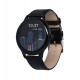 Smartwatch Maxcom FW48 Vanad Satin IP67 200mAh με 1.32” AMOLED Ecoleather Band Μαύρο