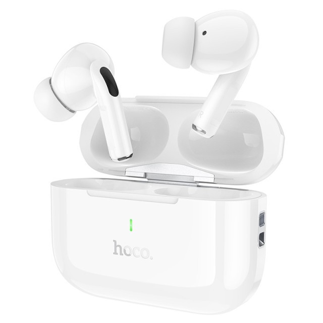 Wireless Hands Free Hoco EW59 TWS V5.3 300mAh Συμβατό με Siri και 4 Ώρες Ομιλίας Λευκά