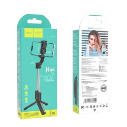 Selfie Stick K17 Figure Mini Live Broadcast για Συσκευές 4.5"- 7" 120mAh Ύψος 750mm Μαύρο