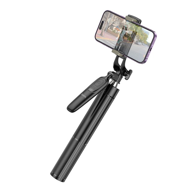 Selfie Stick K19 Soul Live Broadcast και Selfie Stick για Συσκευές 4.5"- 7" 70mAh Ύψος 1.57m Μαύρο