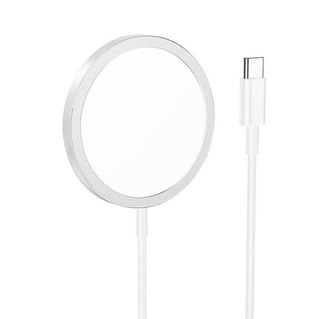 Ασύρματος Φορτιστής Hoco CW47 Magnetic Magsafe για iPhone 12 και πάνω 15W με καλώδιο USB-C 1m