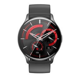 Smartwatch Hoco Y15 IP68 AMOLED Οθόνη 1.43" 260mAh V5.0 με Δυνατότητα Κλήσεων Μαύρο