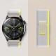 Watchband Hoco WH04 Belle Series από Nylon για Samsung Huawei Xiaomi Vivo OPPO κα 20mm Universal Λευκό-Κίτρινο