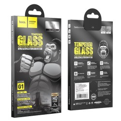 Tempered Glass Hoco Premium Series G1 0.33mm Flash Attach Full Silk Screen HD για Apple iPhone 15