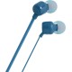 Hands Free JBL Tune 160 In-ear 3.5mm 9mm Dynamic Driver Pure Bass Sound με Μικρόφωνο JBLT160BLU Μπλε