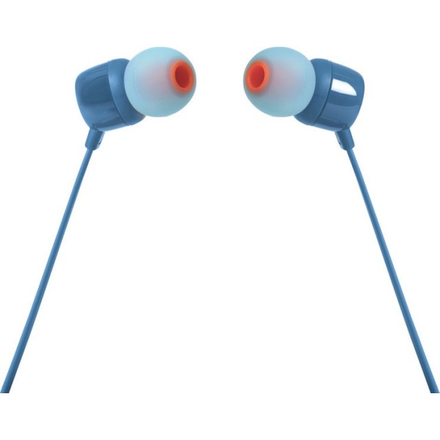 Hands Free JBL Tune 160 In-ear 3.5mm 9mm Dynamic Driver Pure Bass Sound με Μικρόφωνο JBLT160BLU Μπλε