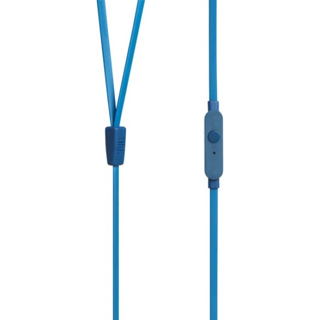 Hands Free JBL Tune 160 In-ear 3.5mm 9mm Dynamic Driver Pure Bass Sound με Μικρόφωνο JBLT160BLU Μπλε