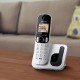 Ασύρματο Ψηφιακό Τηλέφωνο Panasonic KX-TGC252 EU DUO με Πλήκτρο Αποκλεισμού Κλήσεων και Ανοιχτή Ακρόαση Ασημί