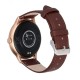 Smartwatch Maxcom FW48 Vanad Satin IP67 200mAh με 1.32” AMOLED Ecoleather Band Gold Satin