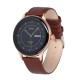 Smartwatch Maxcom FW48 Vanad Satin IP67 200mAh με 1.32” AMOLED Ecoleather Band Gold Satin