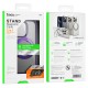 Θήκη Hoco Stand Magnetic Case 2 in 1 Mag-Charge 360° Rotating Ring για Apple iPhone 15 Plus Μωβ