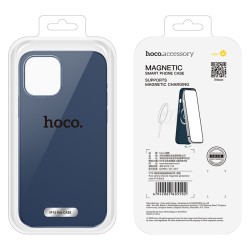 Θήκη Hoco Pure Series Silicone Magnetic για Apple iPhone 15 Pro Μπλέ