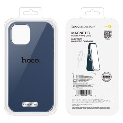 Θήκη Hoco Magnetic Series Liquid Silicone με MagSafe για Apple iPhone 15 Pro Max Μπλέ