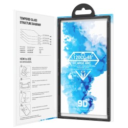 Tempered Glass Hoco Premium Series A34 9D Large Arc Dustproof Anti-glare 0.4mm για Apple iPhone 15 Pro Max