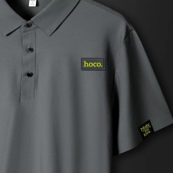 Κοντομάνικη Μπλούζα Hoco Polo Μαύρη XL
